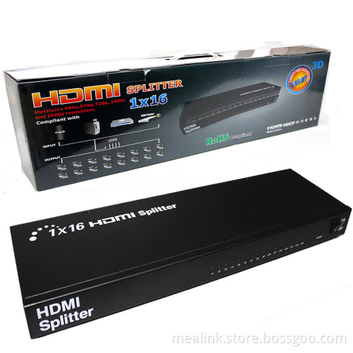 3D 1 to 16 HDMI Splitter (YL0116)